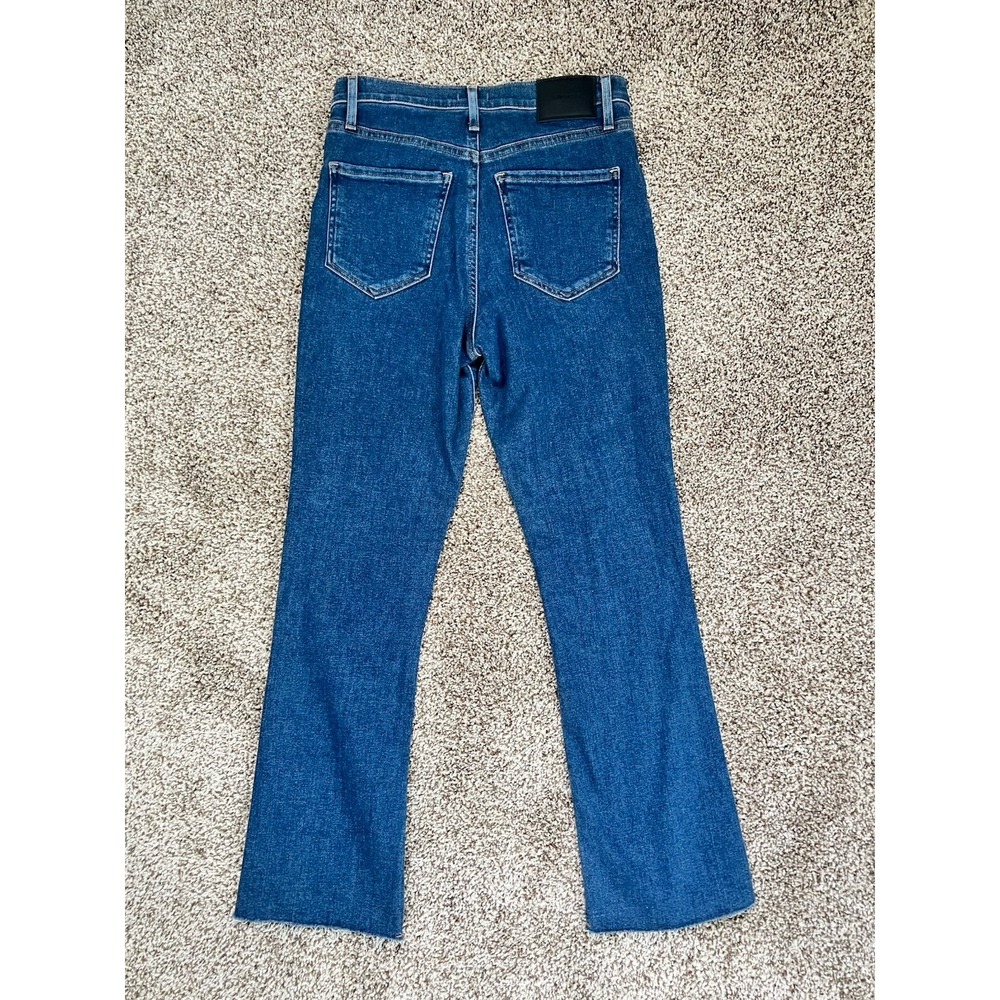 Express Women's Jeans Size 6R High Rise Cropped Flare Denim NWT - Picture 5 of 6